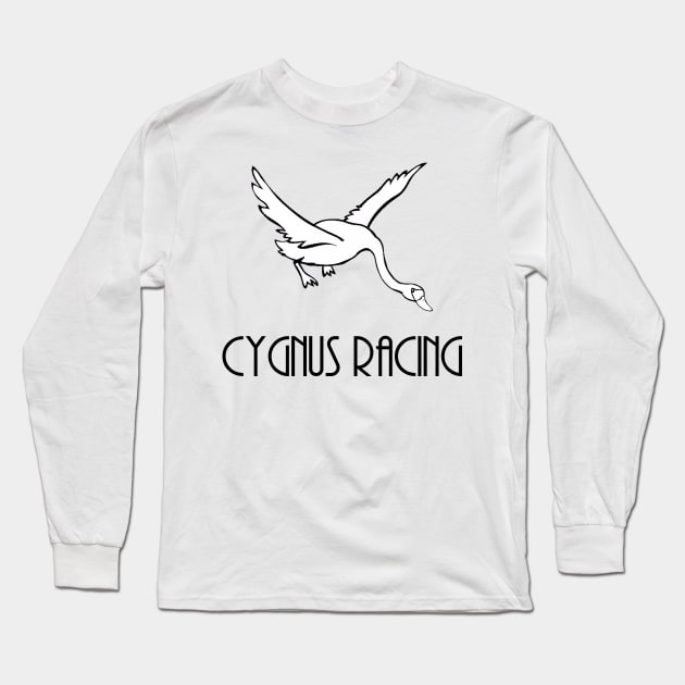 Cygnus Racing Long Sleeve T-Shirt by Cygnus Racing